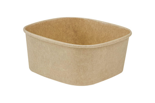 Bowl 16 OZ Paperboard Kraft Square 300/Case