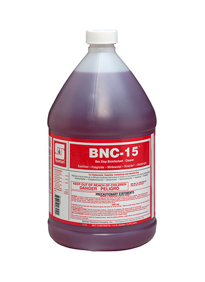 BNC-15® Floral One-Step Disinfectant 1 GAL Daily Multi Surface Alkaline Concentrate Non-Acid Fungicidal Virucidal 4/Case