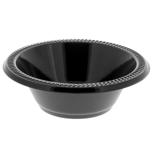 Bowl 12 OZ HIPS Black Round 1000/Case
