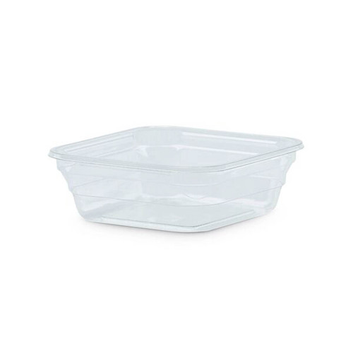 The BOTTLEBOX ® Lid 7.65X0.62 IN RPET Clear Round For 32 OZ Bowl 360/Case