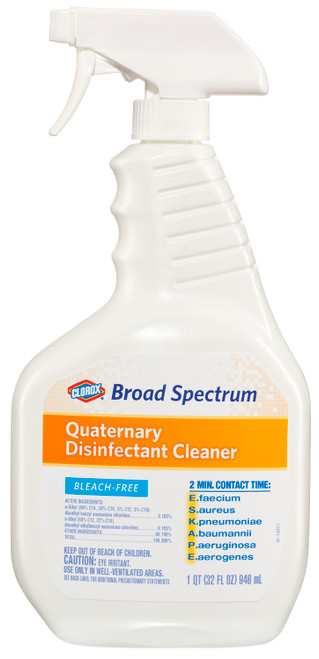Clorox® One-Step Disinfectant Deodorizer 32 FLOZ Multi Surface RTU Quat Antibacterial 9/Case