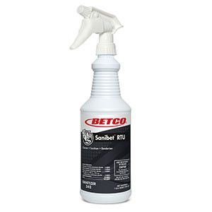 Sanibet Sanitizer 1 QT Food Contact RTU Liquid 12/Case