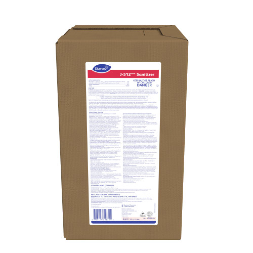 J-512 Sanitizer 2.5 GAL Multi Surface Liquid Concentrate Quat Kosher For J-Fill® 1/Case