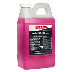 Symplicity Sanibet FastDraw® Sanitizer 2 L Multi Surface Concentrate Liquid Quat 4/Case