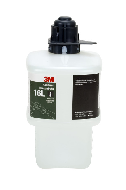 3M™ 16L One-Step Disinfectant 2 L Food Contact Kitchen Liquid No Rinse 6 Count/Case