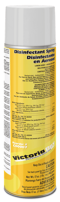 Victoria Bay Envicide II Lemon Disinfectant Spray 17 FLOZ 12/Case