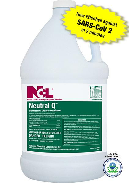 Neutral-Q™ Floral One-Step Disinfectant 1 GAL Multi Surface Neutral Concentrate 4/Case