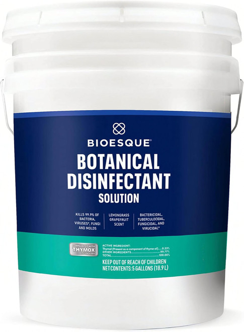 Lemongrass Grapefruit One-Step Disinfectant 5 GAL Multi Surface Heavy Duty RTU Bactericidal Fungicidal 1/Pail