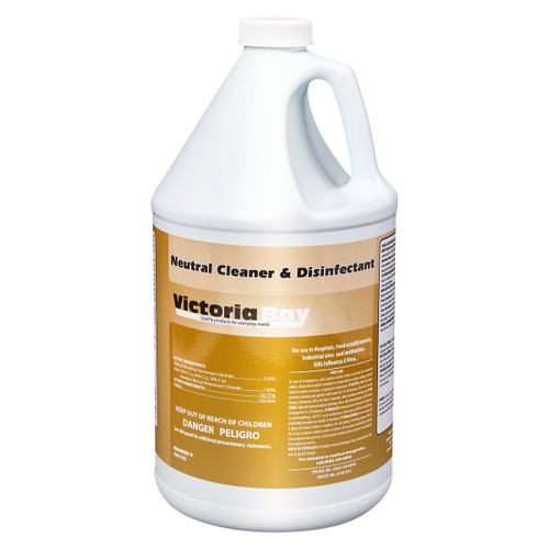Victoria Bay Neutral Cleaner & Disinfectant 1 GAL 4/Case