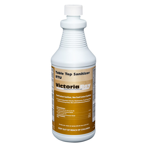 Victoria Bay Table Top Sanitizer RTU 32 FLOZ 12/Case