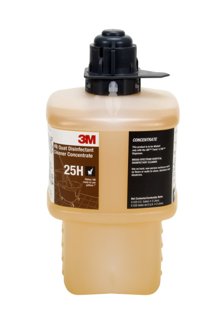 3M™ HB 25H Disinfectant Cleaner 2 L Concentrate Liquid No Rinse 6/Case