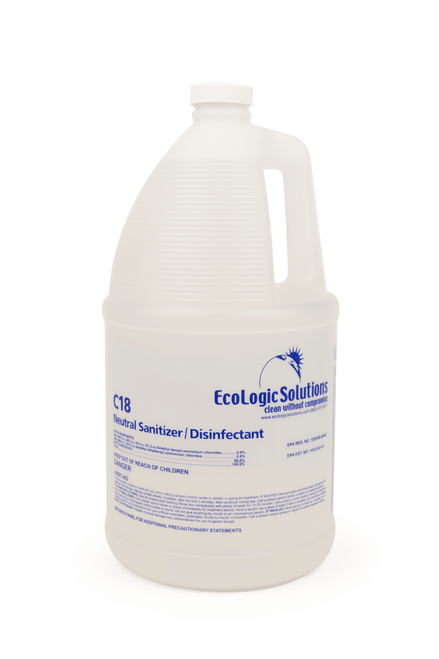 Disinfectant & Sanitizer 1 GAL Concentrate Closed Loop 2/Case