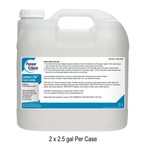 Lumen L144 Mild Scent Floor Coating 2.5 GAL 2/Case