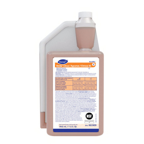 Stride Citrus SC Floor & Surface Cleaner 32 OZ Neutral 6/Case