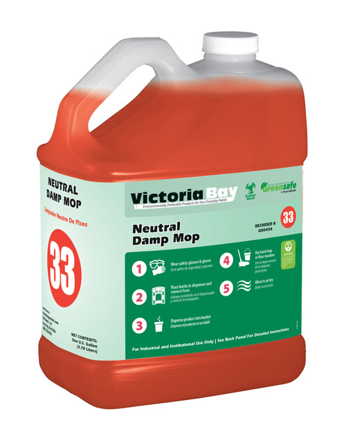 Victoria Bay Neutral Damp Mop CMS #33 1 GAL 2/Case