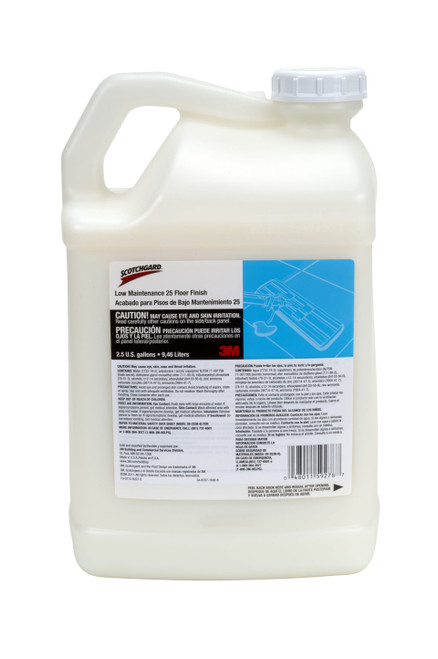 3M™ Scotchgard™ 25 Floor Finish 2.5 GAL Low Maintenance RTU 25% Solids 2/Case