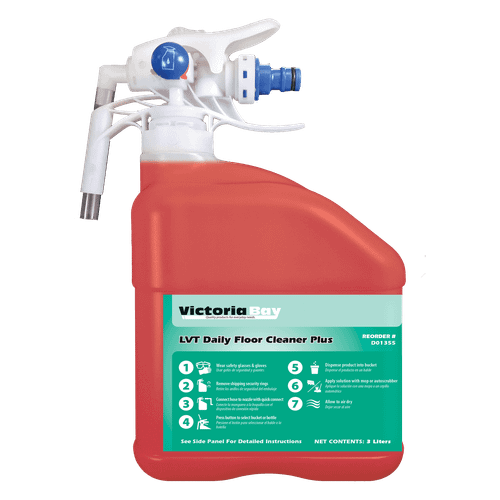Victoria Bay LVT Daily Floor Cleaner Plus 3 L 2/Case