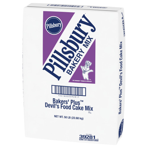 Pillsbury® Bakers' Plus Devils Food Cake Mix 1/Bag