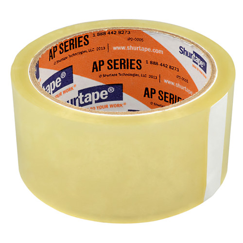 AP 101® Sealing Tape 48MM X50M Clear BOPP Adhesive 1.6MIL 36 Rolls/Case 80 Cases/Pallet