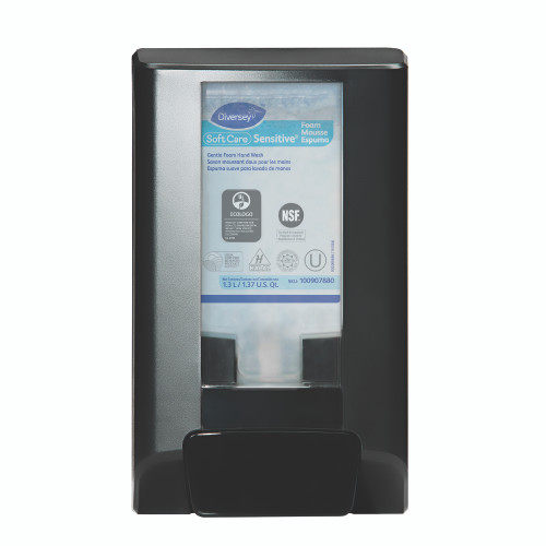 Soft Care® Hand Sanitizer & Soap Dispenser Black Plastic Manual 1/Each