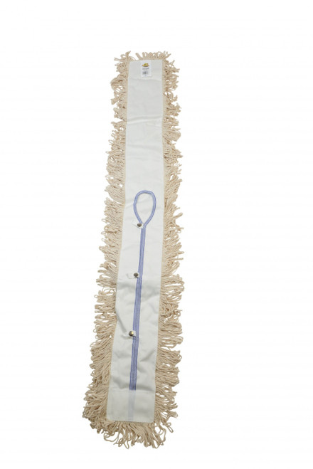 Bristles Dust Mop 48X5 IN Natural Cotton Loop End Launderable 1/Each
