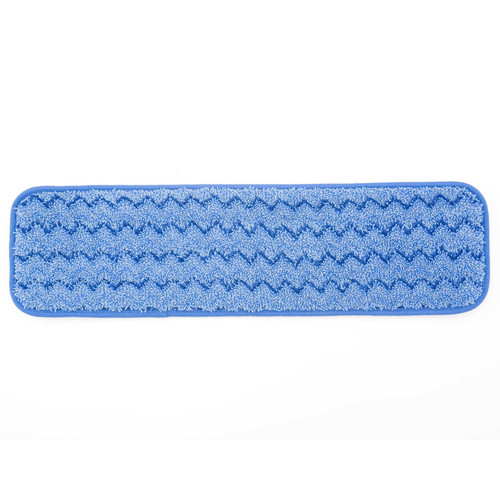 Hygen™ Damp Mop 18X5 IN Blue Microfiber High Performance 1/Each