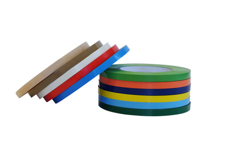 Tape 0.375IN X180YD Blue PVC 1/Each