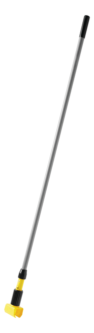 Gripper® Mop Handle 60IN Gray Yellow Fiberglass Clamp Style 1/Each