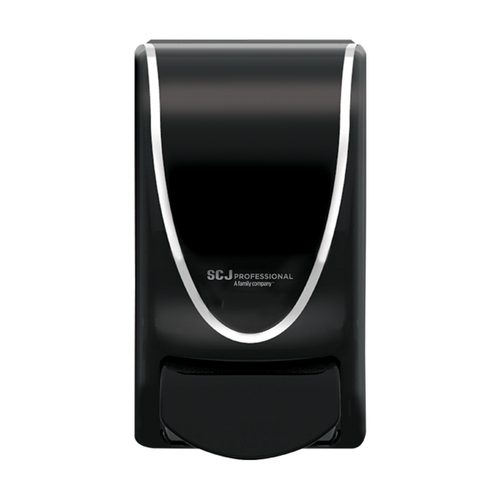 Proline Hand Soap Dispenser 1 L Black Plastic With Chrome Trim 1/Each