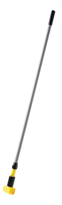 Mop Handle 54IN Silver Fiberglass Clamp Style Gripper 1/Each