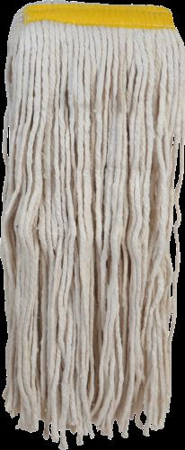 Victoria Bay Mop Head #16 White Yellow Cotton Blend Cut End 1IN Narrow Headband 12/Case