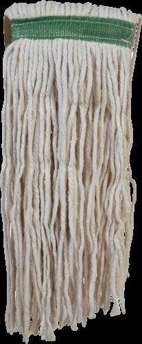 Victoria Bay #20 White Green Cotton Blend Cut End 1IN Narrow Headband 12/Case