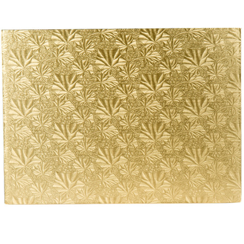 Cake Board 1/2 Size 18.75X13.75X0.25 IN Paperboard Gold Folding 12/Case
