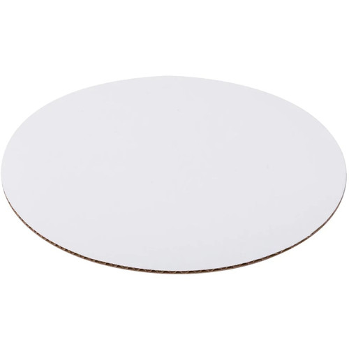 Cake Circle 14 IN Corrugated Cardboard White Round 125/Case
