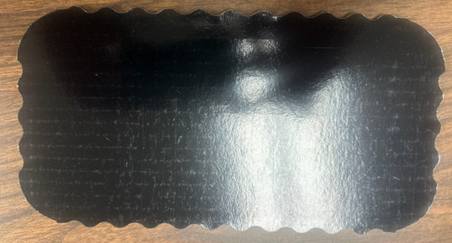 Cake Board 5.38X10.38 IN Black Single Wall 200/Case
