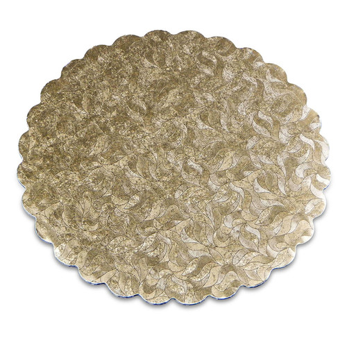 Victoria Bay Cake Circle 9 IN Corrugated Cardboard Gold 100/Case