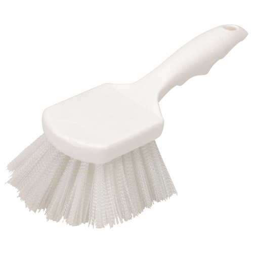 Carlisle Foodservice Products® Flo-Pac® Utility Brush 8 IN Plastic Nylon White 1/Each