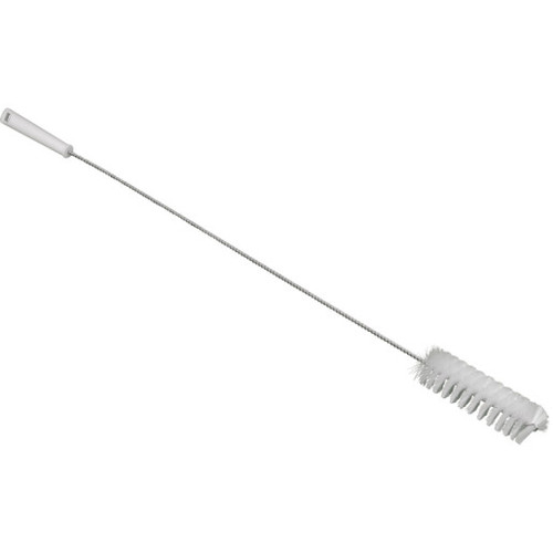 Vikan® Tube Brush 36X2X2 IN Polyester PBT Polypropylene (PP) Stainless Steel White Medium With 36IN Handle 1/Each