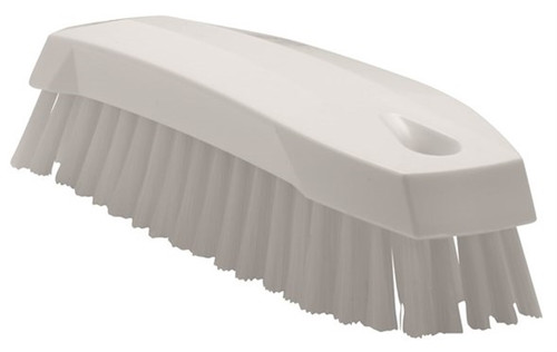 Vikan® Multipurpose Hand Brush 6.5X2X1.8 IN PP Polyester Stainless Steel White Soft Bristles 1/Each