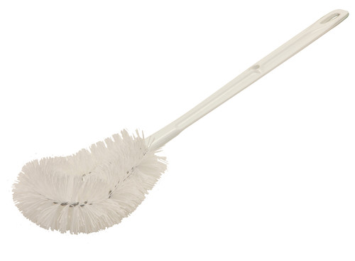 Toilet Bowl Brush Wood White Tampico 1/Each