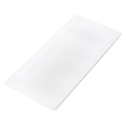 Victoria Bay Folded Guest Towel 12X17 IN 1PLY Airlaid Paper White Linen Feel 100 Count/Pack 5 Packs/Case 500 Count/Case