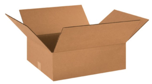 Regular Slotted Container (RSC) 18X14X8 IN Kraft 275# Double Wall Plain 1/Each