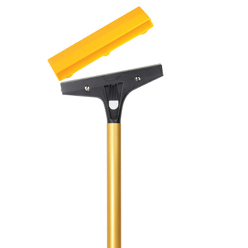 Floor Scraper & Handle Heavy Duty Black With 48IN Handle 1/Each