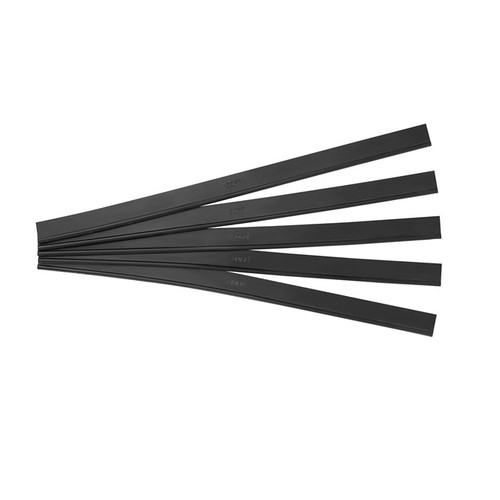 Squeegee Blade Replacement 23.31X3.00X0.31 IN Rubber Black 5-Pack 6/Case