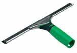 ErgoTec® Squeegee Stainless Steel Plastic Silver Green S Channel With 14IN Head 1/Each