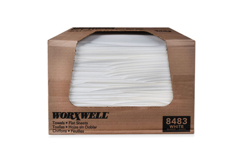 Chicopee® Durawipe® Shop Towel 15X13 IN White 300/Case