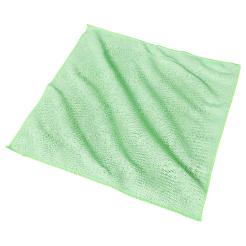 Victoria Bay Cleaning Cloth 16X16 IN Microfiber Green Square 24/Pack