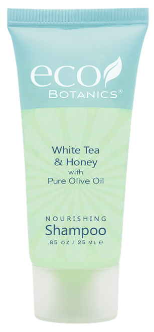 Eco Botanics® Hair Shampoo 0.85 OZ White Tea & Honey Paraben Free 300/Case