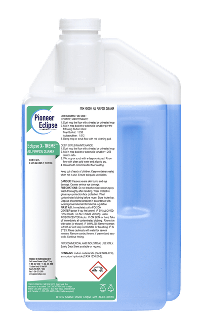 Eclipse™ X-treme Fresh & Clean All Purpose Cleaner 64 OZ Liquid 3/Case