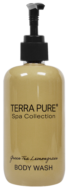 Ecowell Terra Pure Body Wash 10.14 OZ Green Tea Paraben Free 12/Case